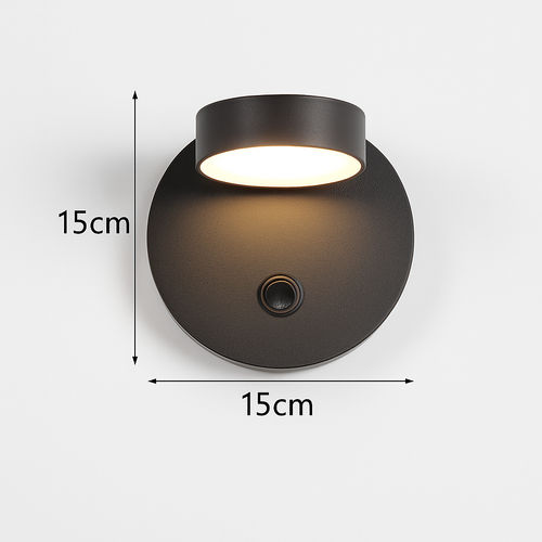 applique murale led design en métal pour décoration moderne - vue 16 sur 23