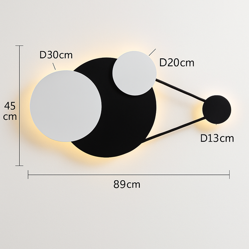applique murale led design en métal pour décoration moderne - vue 21 sur 23