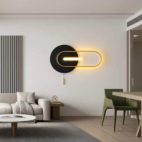 applique murale led design en métal pour décoration moderne - vue 5 sur 23