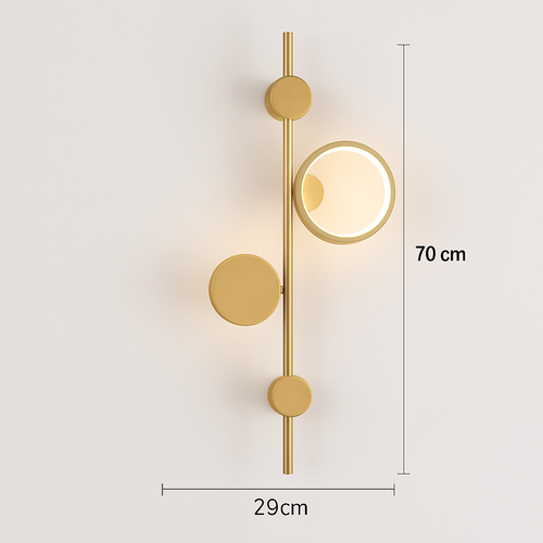 applique murale led design en métal pour décoration moderne - vue 23 sur 23