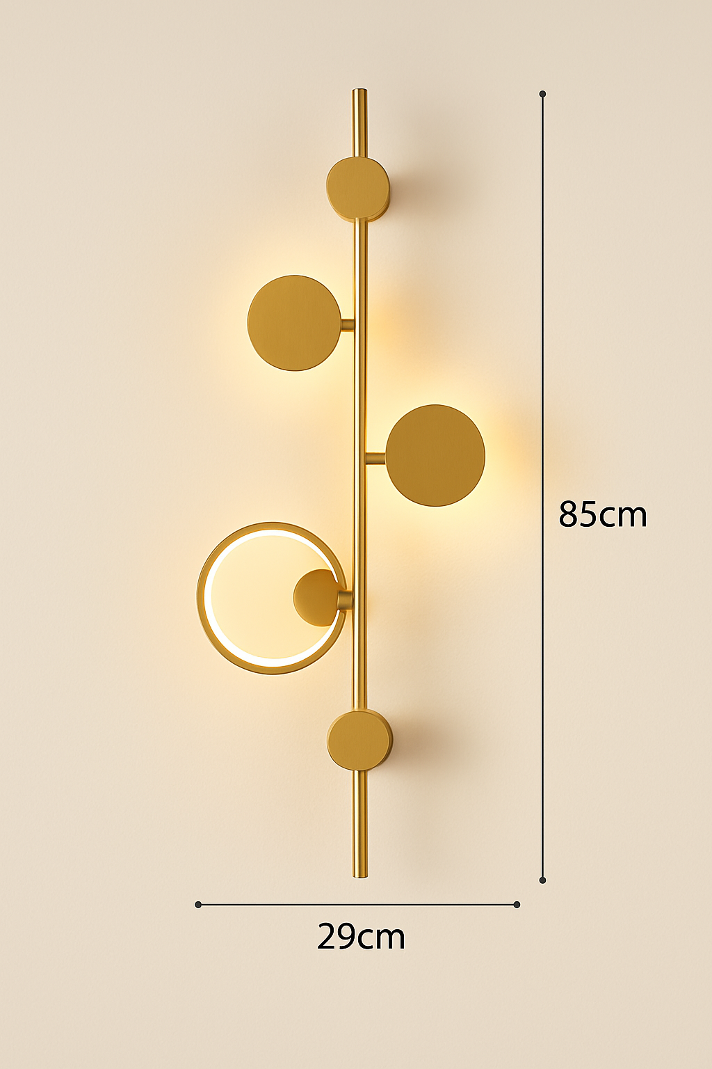 applique murale led design en métal pour décoration moderne - vue 23 sur 23
