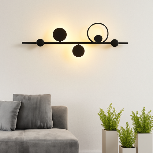 applique murale led design en métal pour décoration moderne - vue 8 sur 23