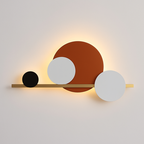 applique murale led design en métal pour décoration moderne - vue 9 sur 23