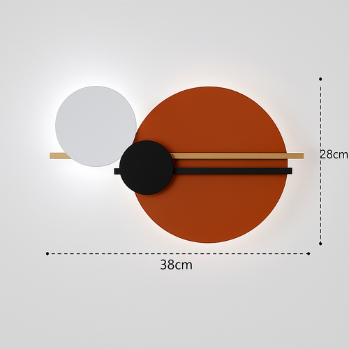 applique murale led design en métal pour décoration moderne - vue 10 sur 23