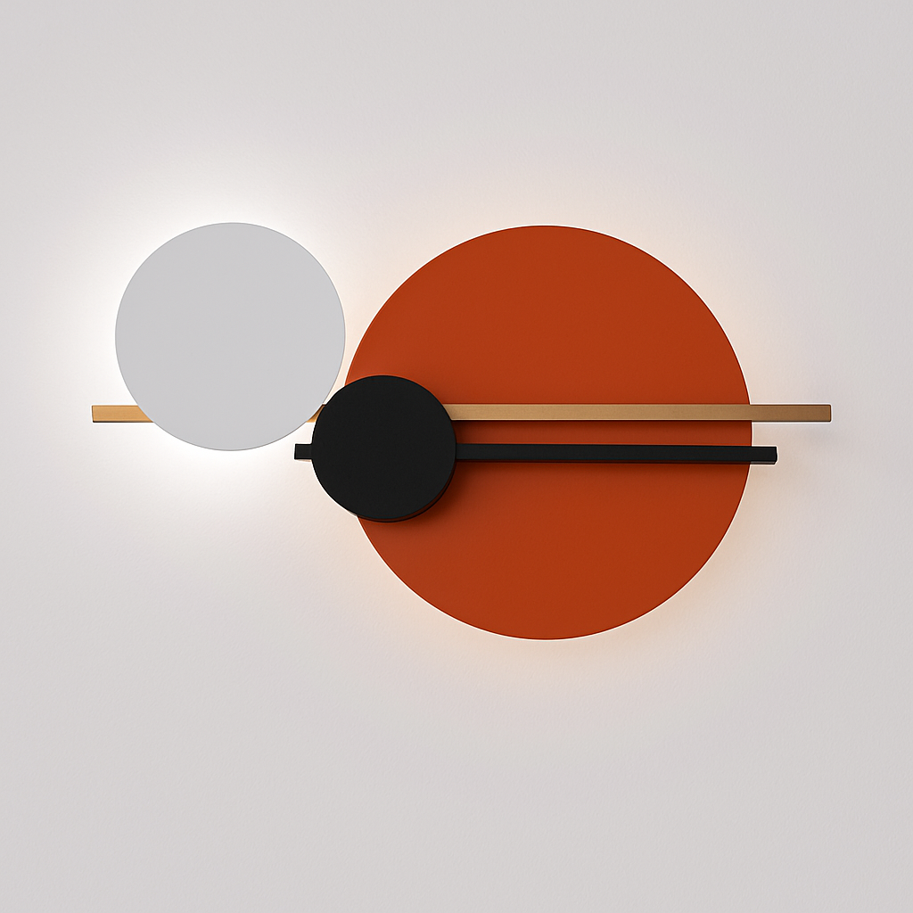 applique murale led design en métal pour décoration moderne - vue 10 sur 23