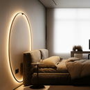 applique murale led design nordique avec prise usb ronde