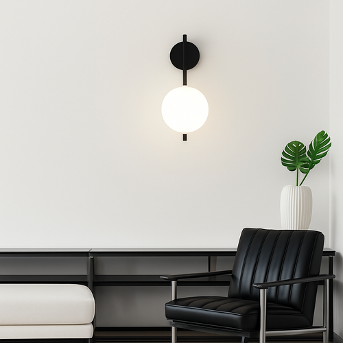 Applique murale LED dorée nordique avec ampoule G9 9w - vue 5 sur 22