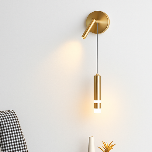 applique murale led double tête acrylique maison décor - vue 2 sur 15