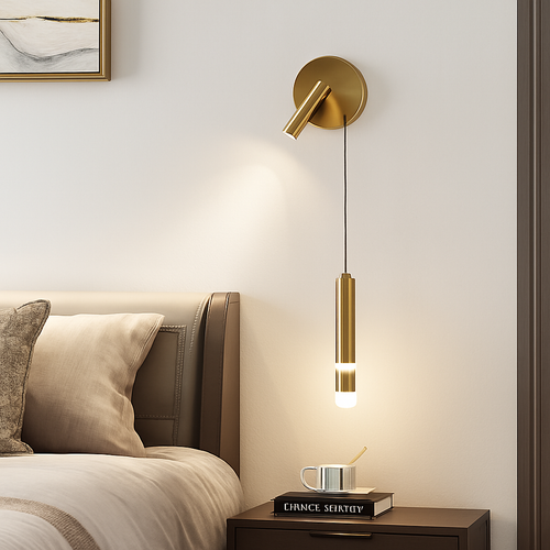 applique murale led double tête acrylique maison décor - vue 7 sur 15