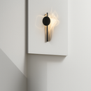applique murale led en acier inoxydable style science-fiction