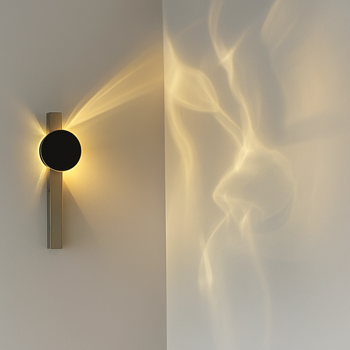 applique murale led en acier inoxydable style science-fiction - vue 3 sur 9