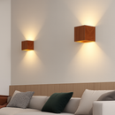 Applique murale Led en bois de couleur nordique