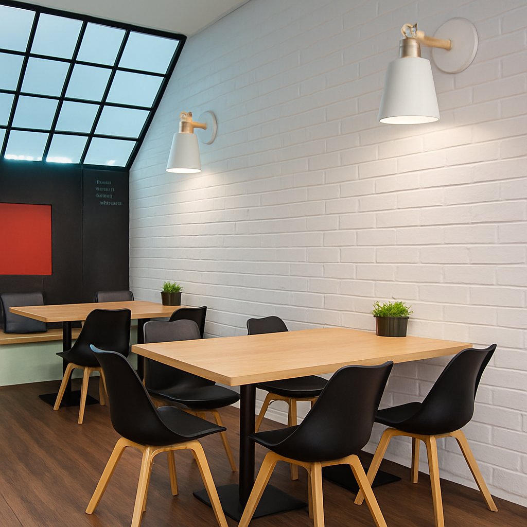Applique murale LED en bois et métal Nordic - vue 3 sur 11
