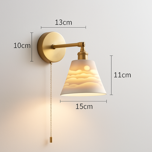 Applique murale LED en céramique