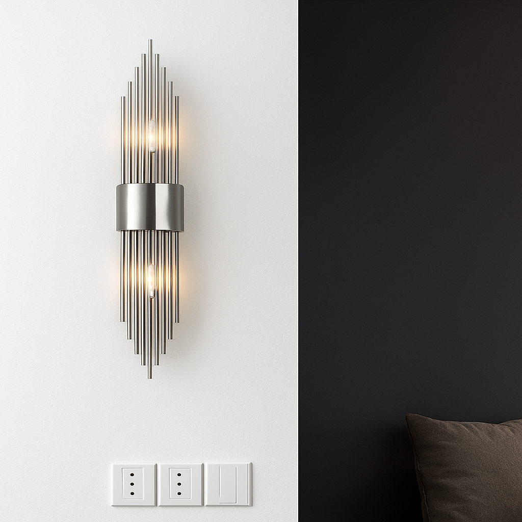Applique murale LED en cristal clair - vue 4 sur 18