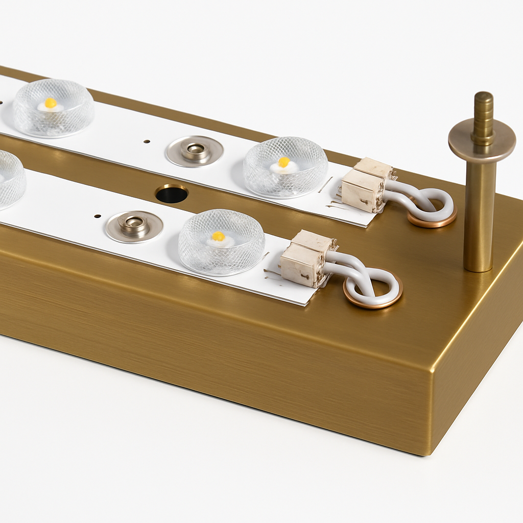 applique murale led en cristal design nordique pour intérieur moderne - vue 5 sur 8