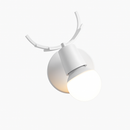 Applique murale LED en forme de cerf en bois Novelty