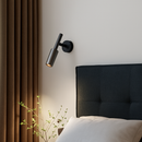 applique murale led en laiton rotative avec variateur de température