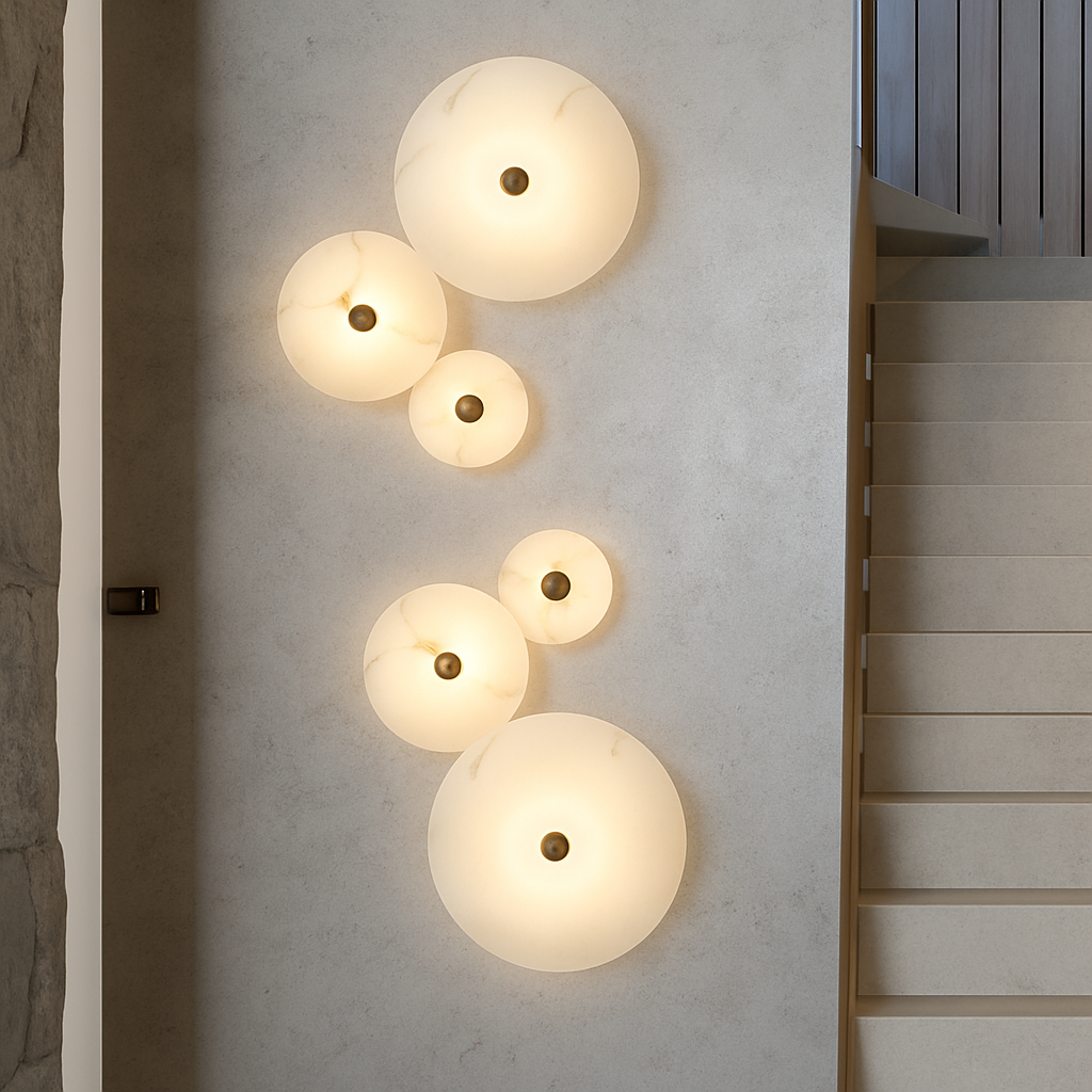 Applique murale LED en marbre naturel - vue 4 sur 10