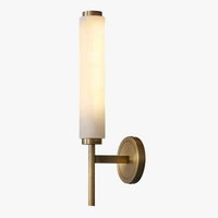 Applique murale LED en marbre naturel
