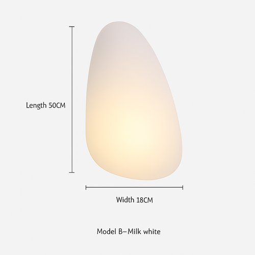 Applique murale LED en verre de couleur au Design nordique - vue 13 sur 22