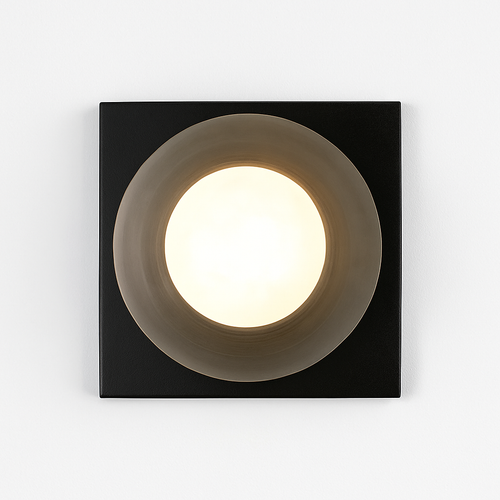 applique murale led en verre design moderne pour intérieur - vue 6 sur 10