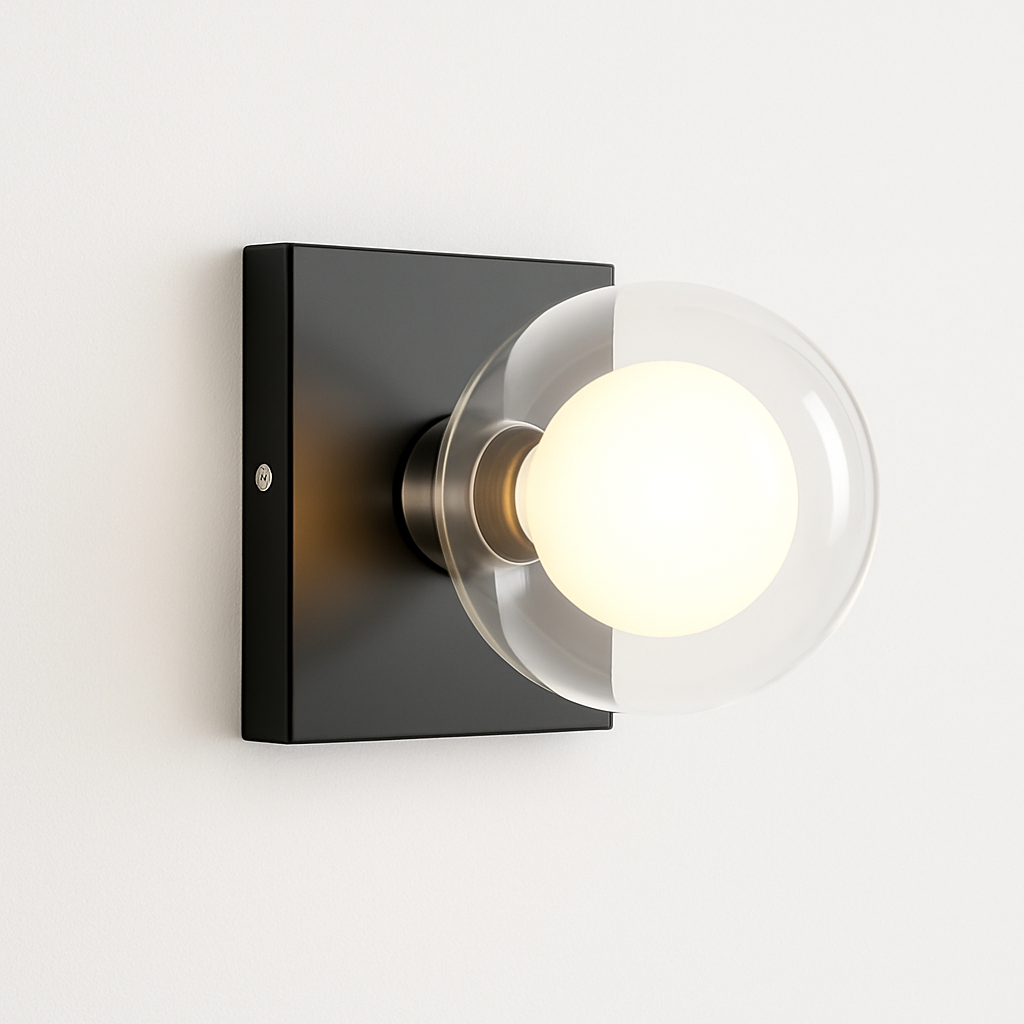 applique murale led en verre design moderne pour intérieur - vue 7 sur 10