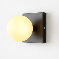 applique murale led en verre design moderne pour intérieur