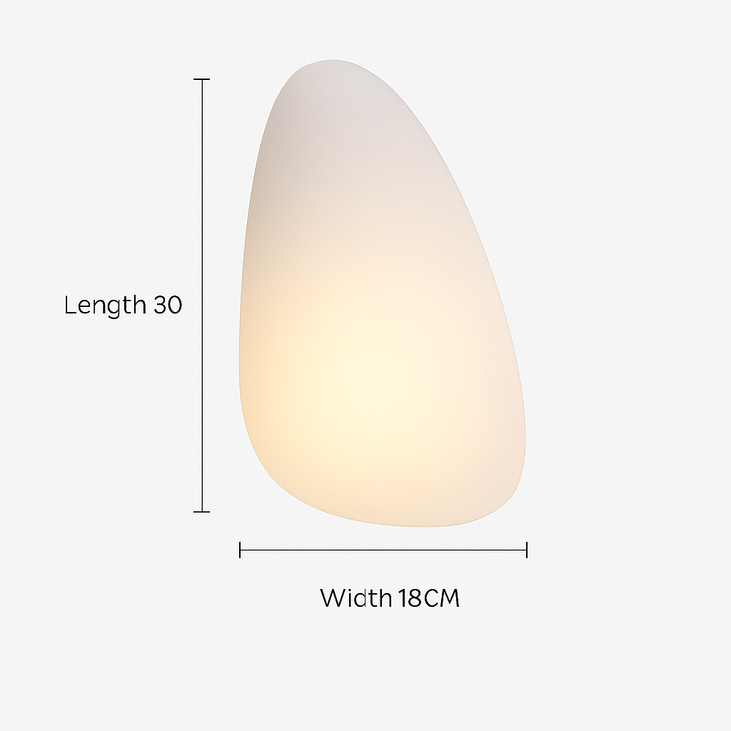 Applique murale led en verre design nordique luminaire décoratif - vue 10 sur 22