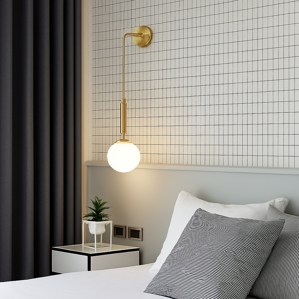 Applique murale LED en verre Simple et moderne - vue 5 sur 10