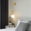 Applique murale LED en verre Simple et moderne