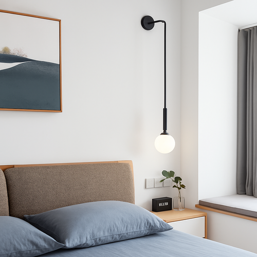 Applique murale LED en verre Simple et moderne - vue 7 sur 10