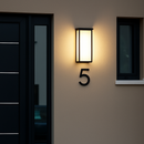 applique murale led extérieure en aluminium imperméable et décorative