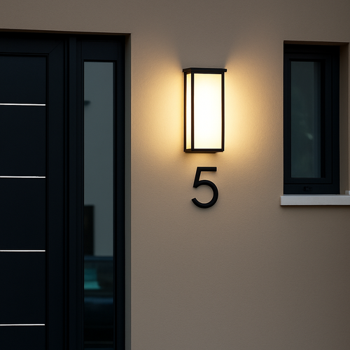 applique murale led extérieure en aluminium imperméable et décorative - vue 2 sur 11