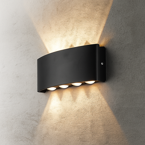 applique murale led extérieure étanche en aluminium zbw0010 - vue 2 sur 15