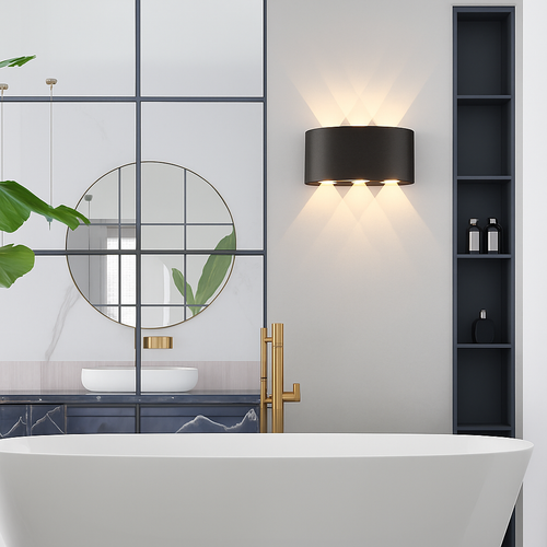 applique murale led extérieure étanche en aluminium zbw0010 - vue 7 sur 15