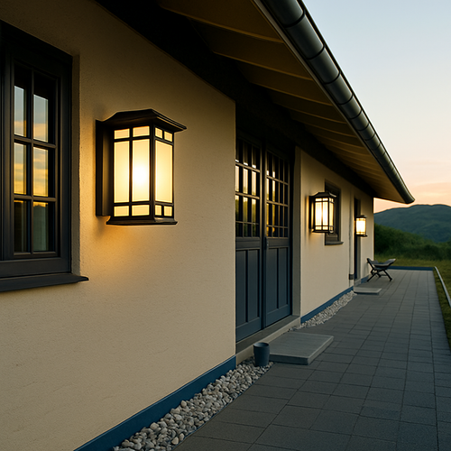 applique murale led extérieure étanche pour éclairage décoratif - vue 6 sur 15