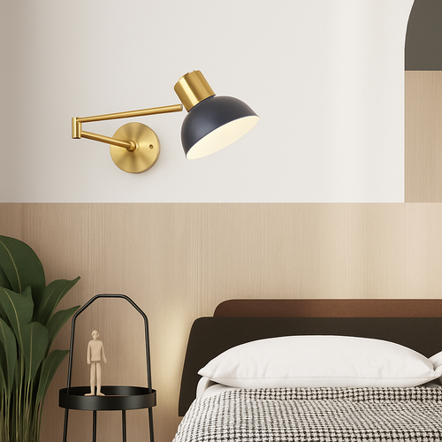 applique murale led à intensité variable pour lecture et étude - vue 3 sur 14