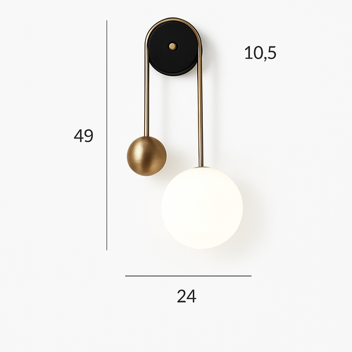 applique murale led élégante pour décoration moderne et ambiance chaleureuse - vue 5 sur 7