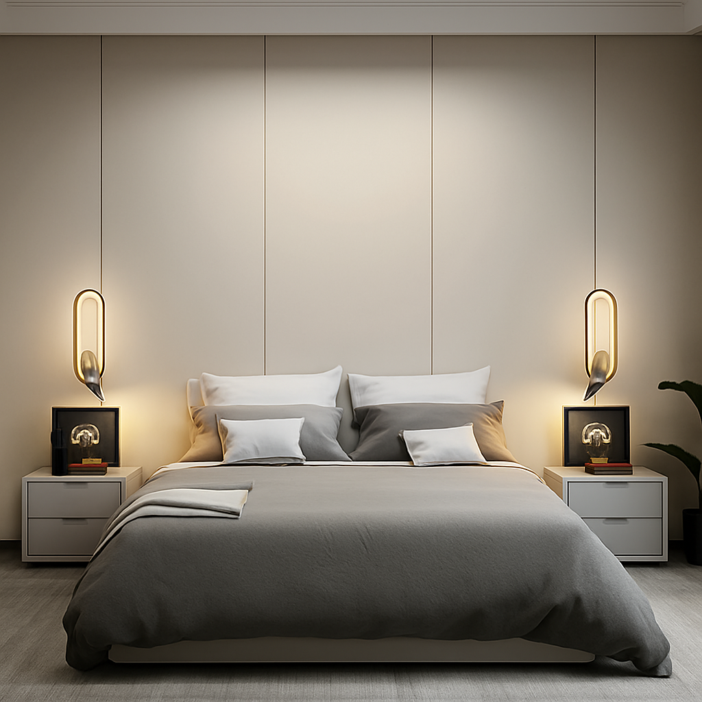 Applique murale LED lampe liseuse pour chambre hôtel tête de lit nuit livre lampe Rotation chevet avec intérieur LED Booklight 90-260V - vue 6 sur 8