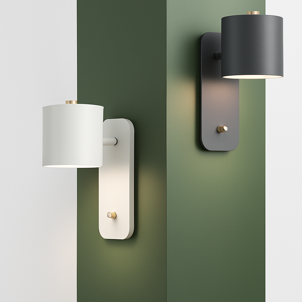 Applique murale LED lampes lumières d'intérieur éclairage d'escalier nordique moderne chambre applique décor à la maison pour salon avec interrupteur applique murale - vue 2 sur 14
