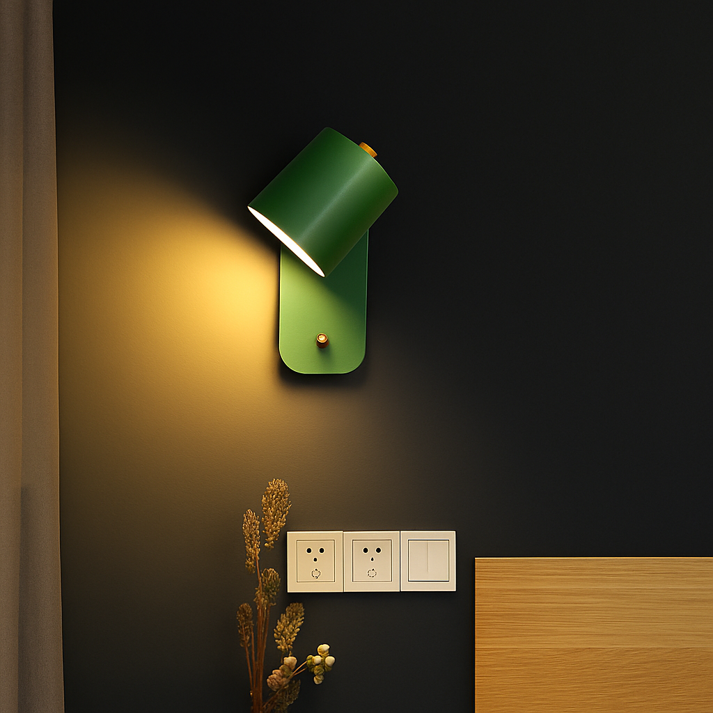 Applique murale LED lampes lumières d'intérieur éclairage d'escalier nordique moderne chambre applique décor à la maison pour salon avec interrupteur applique murale - vue 3 sur 14