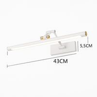 Applique murale LED longue pour miroir de salle de bain