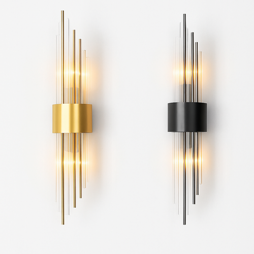 applique murale led luxe moderne dorée - vue 3 sur 15