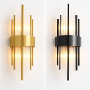 applique murale led luxe moderne dorée