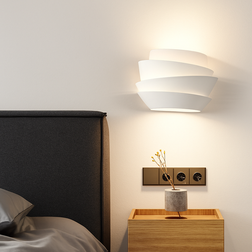 applique murale led métal pomme de pin nordique simple et créative - vue 5 sur 6