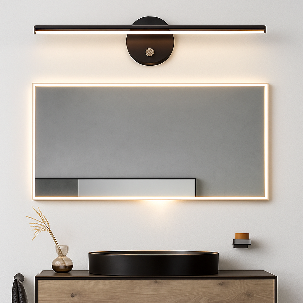 applique murale led maison chambre chevet miroir interrupteur - vue 3 sur 12