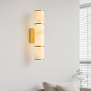 applique murale led marbre moderne en cuivre naturel
