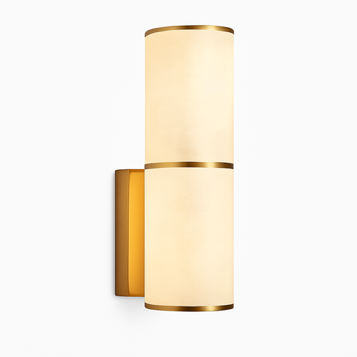 applique murale led marbre moderne en cuivre naturel - vue 11 sur 12