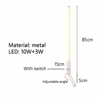 applique murale led minimaliste avec interrupteur angle réglable 3000k